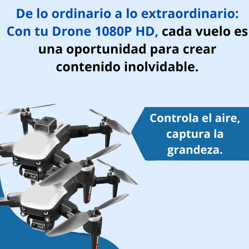 Drone con cámara RC 1080P HD