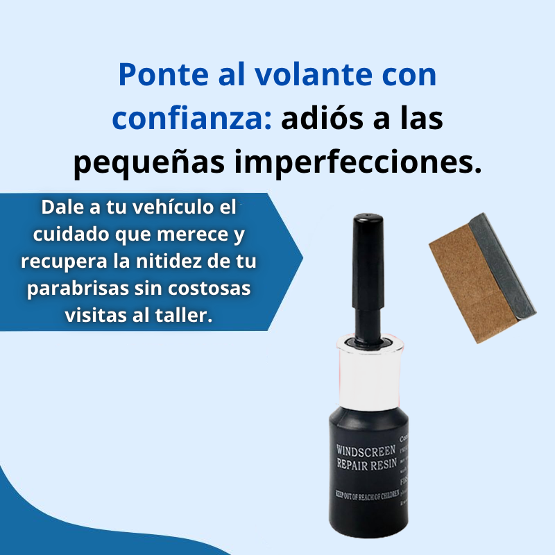 Paquete de Soluciones para Reparación de Parabrisas
