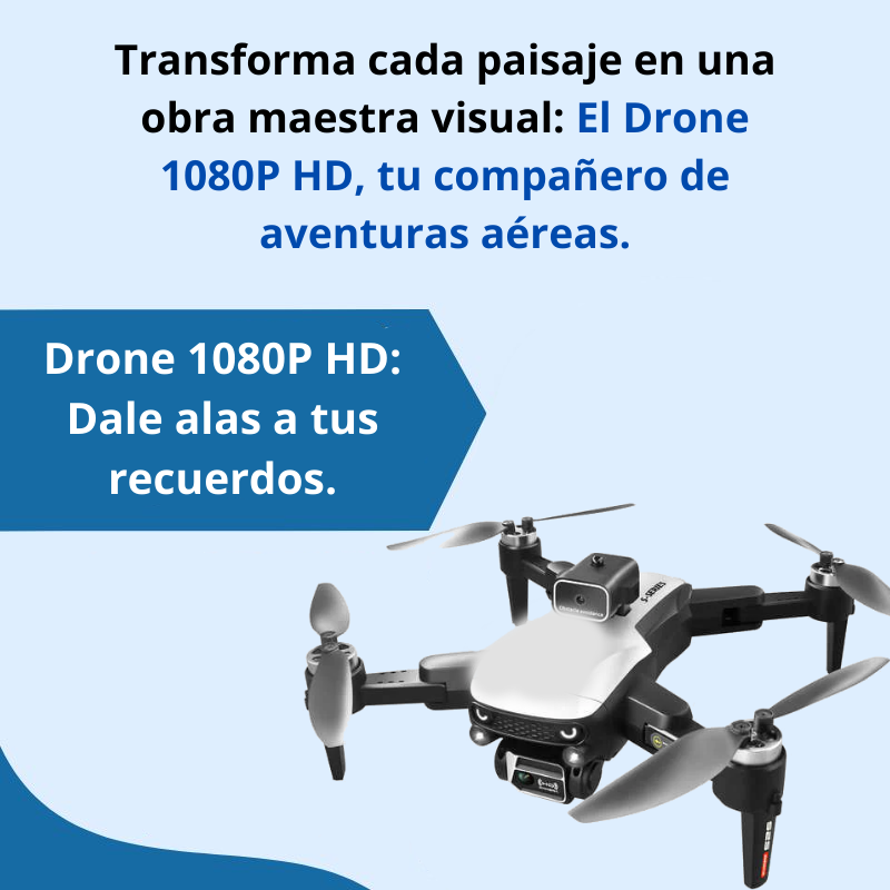 Drone con cámara RC 1080P HD