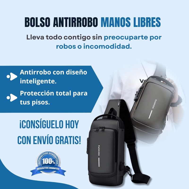 Bolso manos libres antirrobo