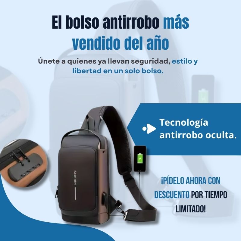 Bolso manos libres antirrobo