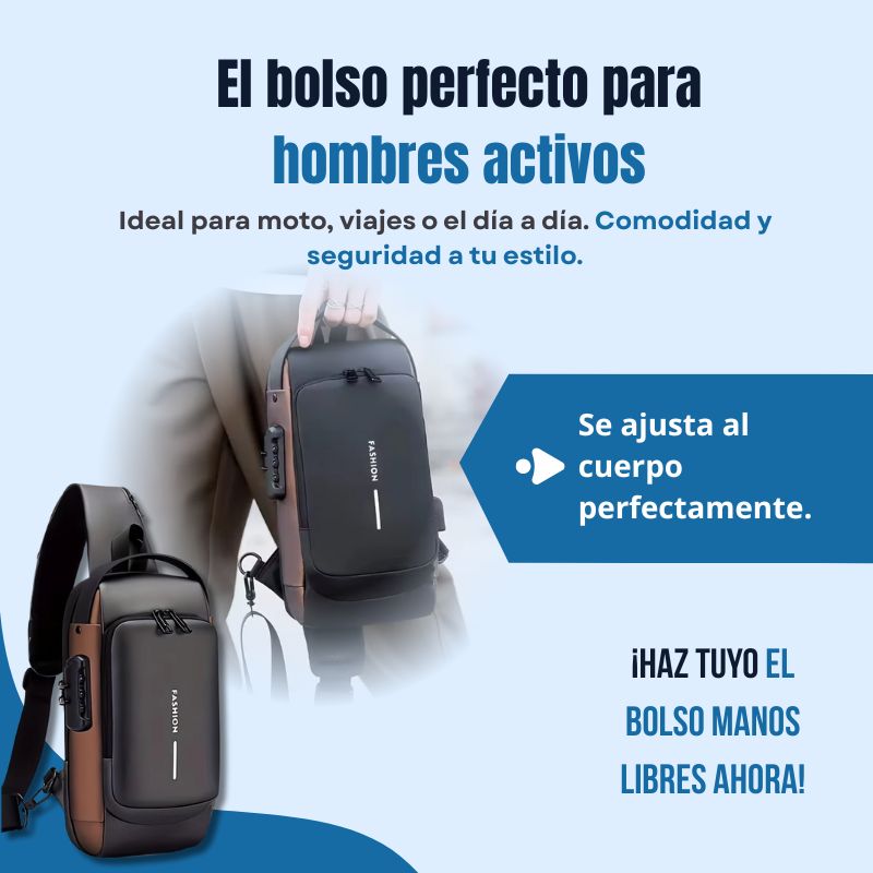 Bolso manos libres antirrobo