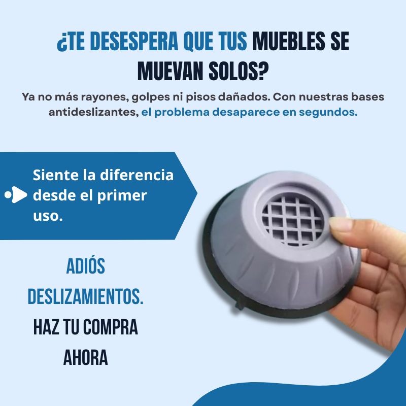 Base Antideslizante para Muebles