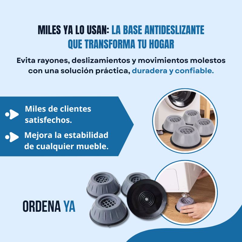 Base Antideslizante para Muebles