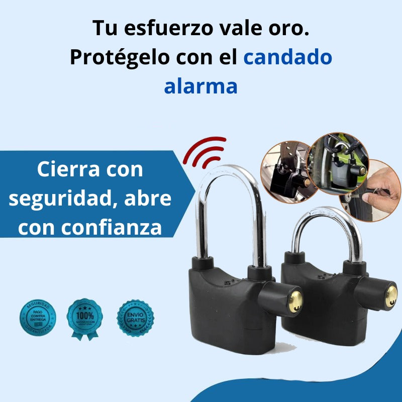 Candado de Seguridad con Alarma