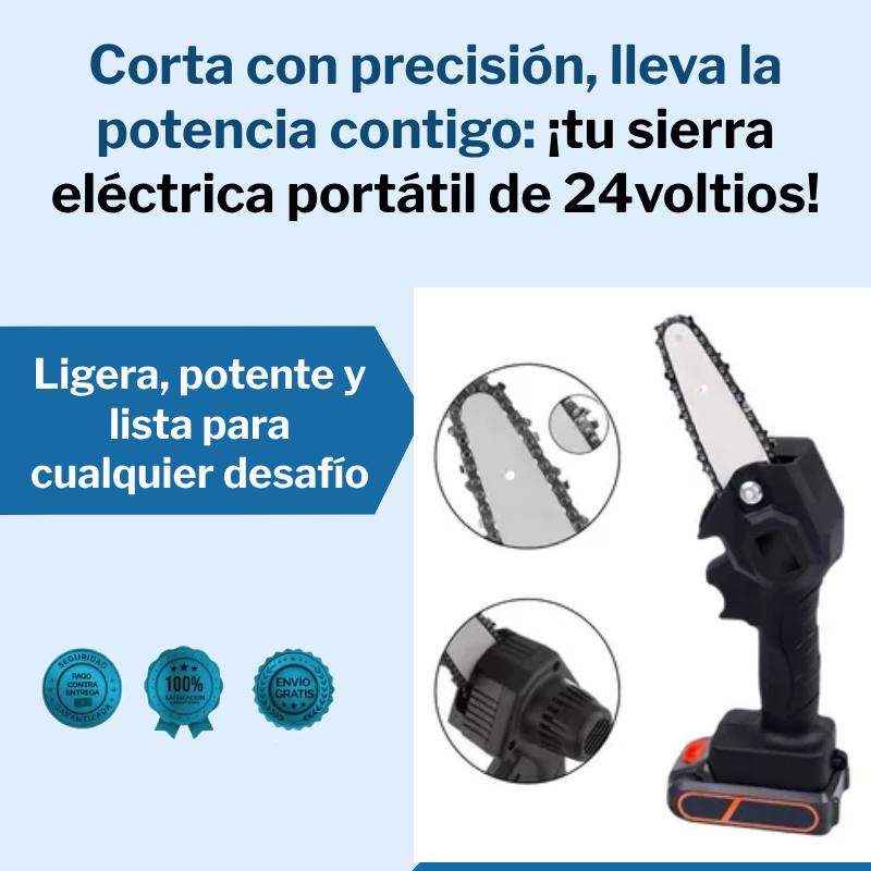 Sierra Eléctrica 24 voltios