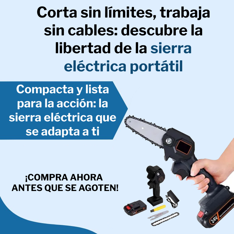 Sierra Eléctrica 24 voltios