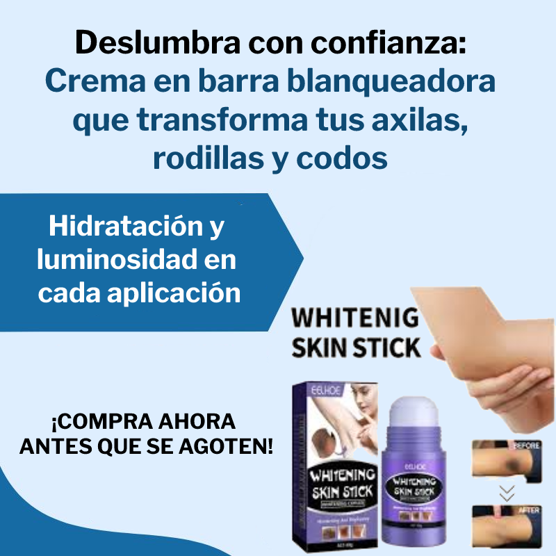 Corrector de manchas oscuras blanqueadora hidratante para axilas, rodillas y codos
