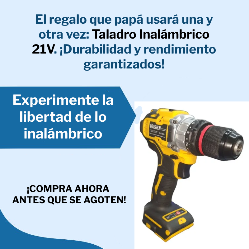 Taladro Inalámbrico 21v Percutor