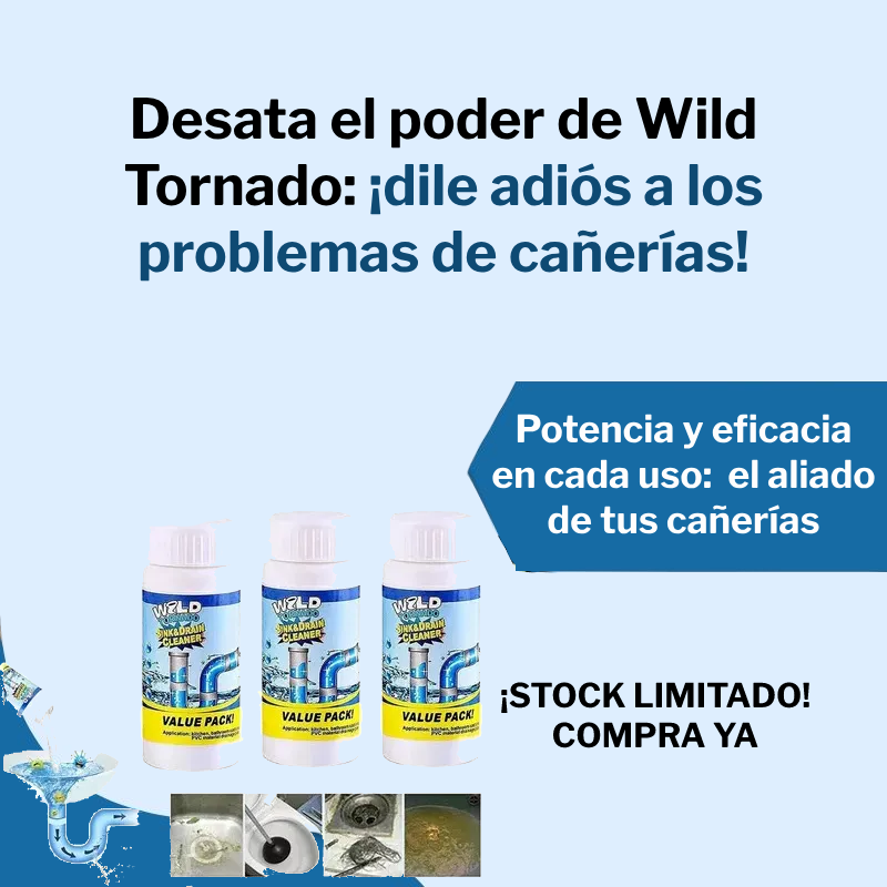 Destapa Cañerías Wild Tornado