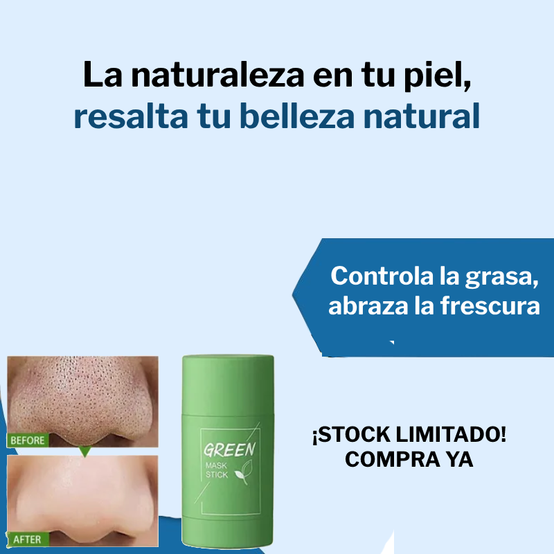 Mascarilla Verde Controla Grasa