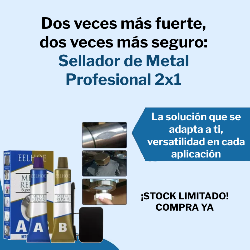 Sellador de Metal Profesional 2x1