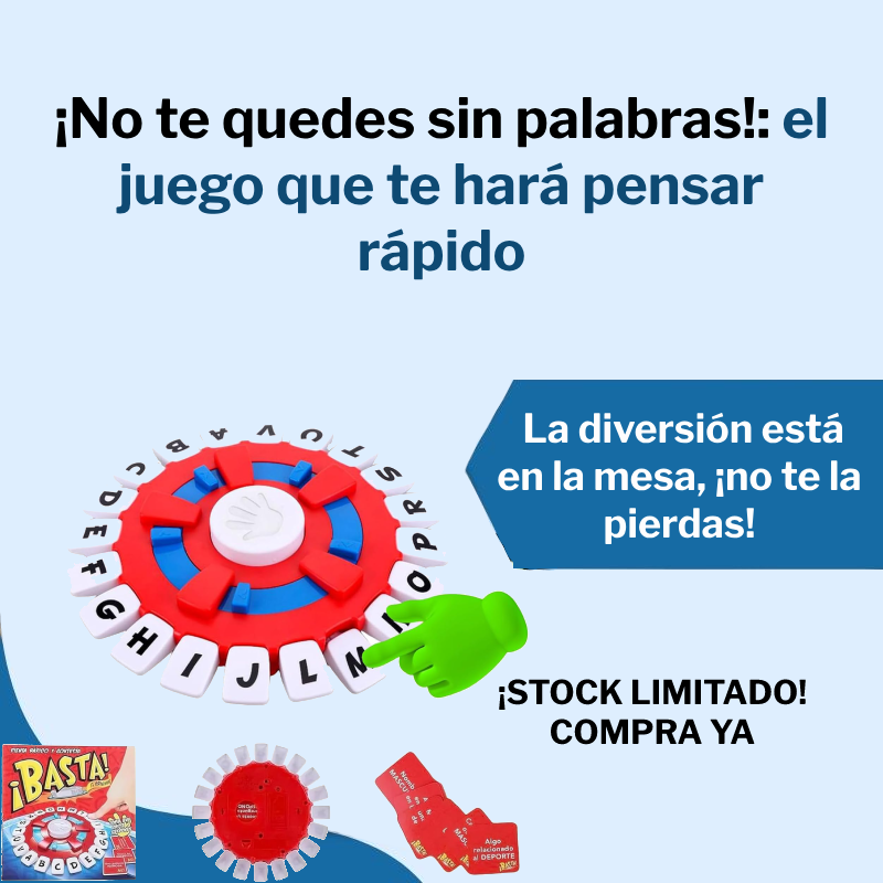 Juego de mesa BASTA