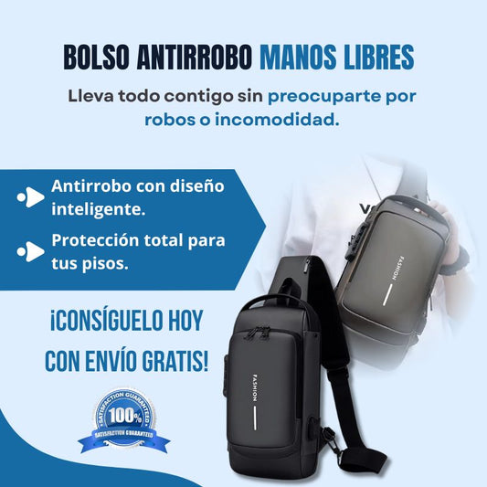 Bolso manos libres antirrobo