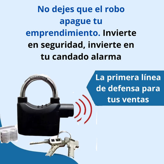 Candado de Seguridad con Alarma