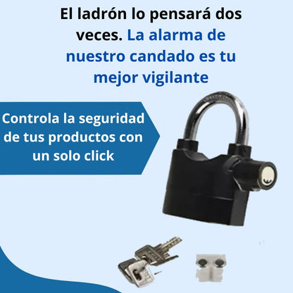 Candado de Seguridad con Alarma