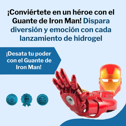 Guante de Iron Man con Lanzador Hidrogel