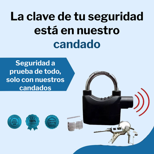 Candado con alarma para Moto