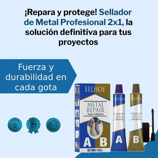 Sellador de Metal Profesional 2x1