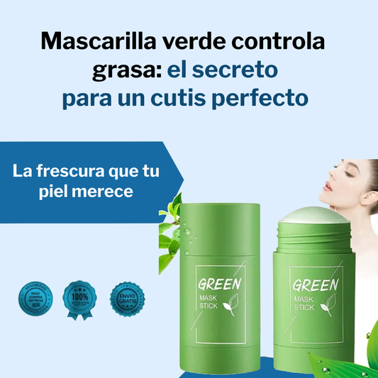 Mascarilla Verde Controla Grasa