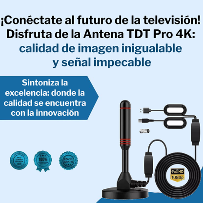 Antena TDT Pro Television 4K
