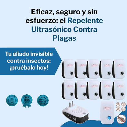 Repelente Ultrasónico Contra Plagas