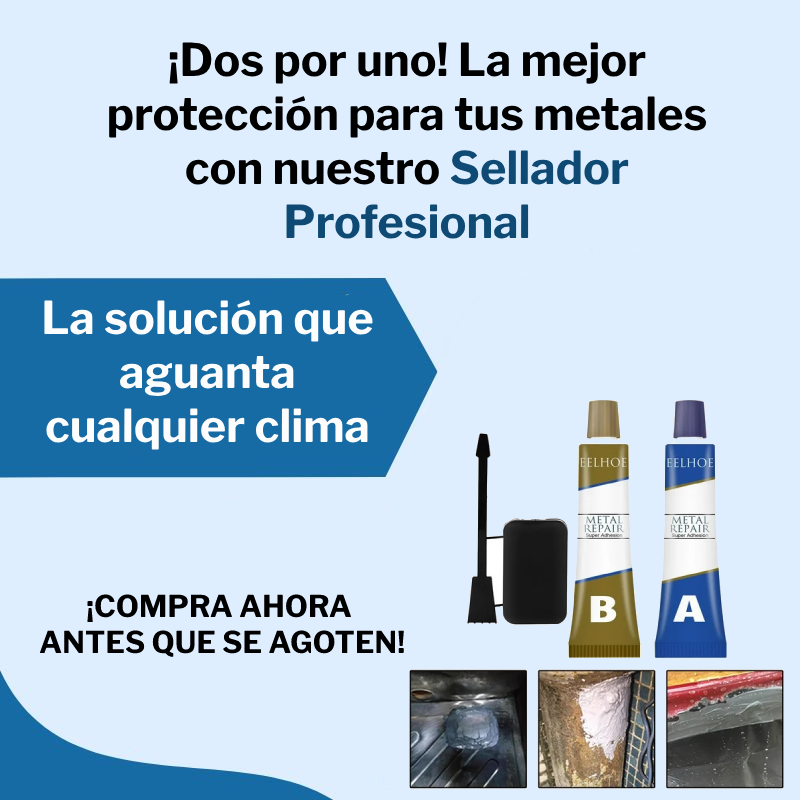 Sellador de Metal Profesional 2x1