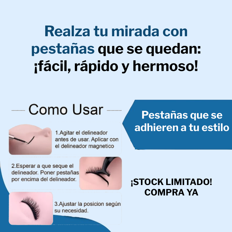 Kit de Pestanas Magnéticas