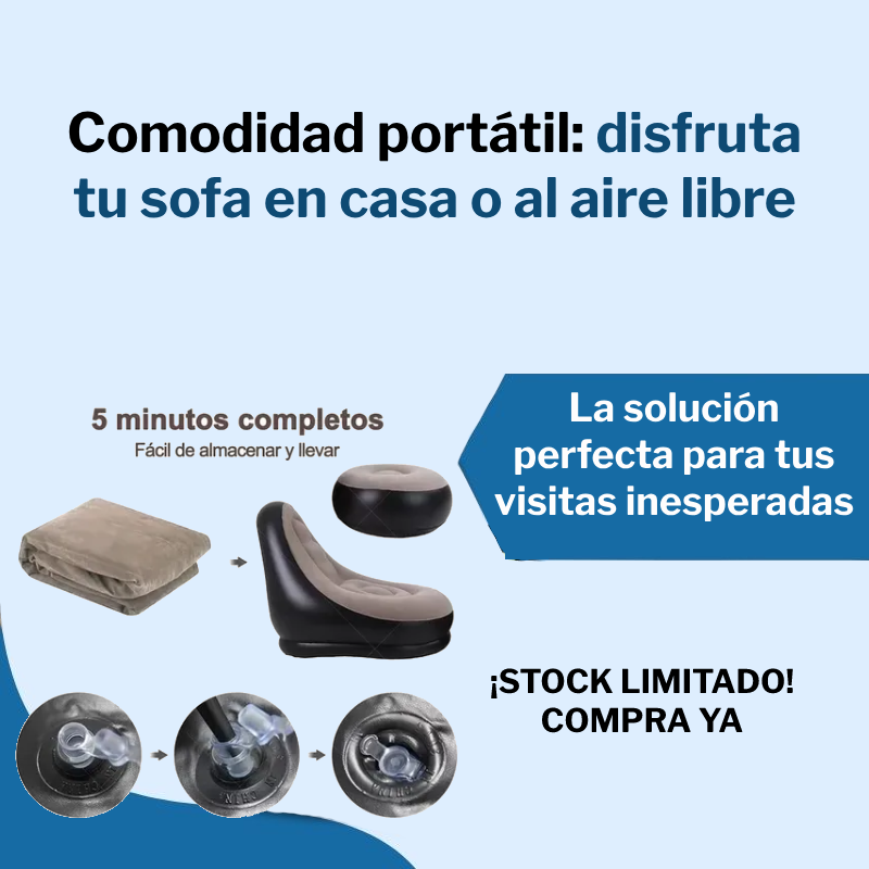 softease sofa inflable 2 en 1