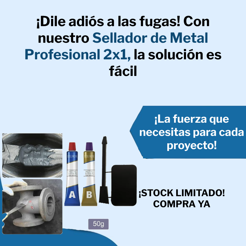 Sellador de Metal Profesional 2x1