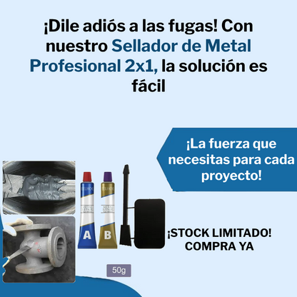 Sellador de Metal Profesional 2x1