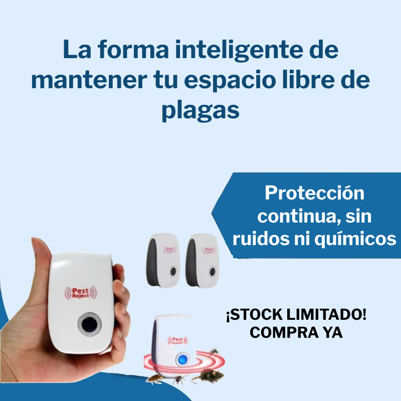 Repelente Ultrasónico Contra Plagas