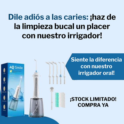 Irrigador oral limpiador de dientes