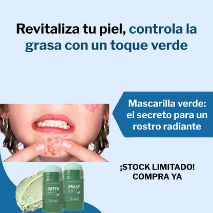 Mascarilla Verde Controla Grasa
