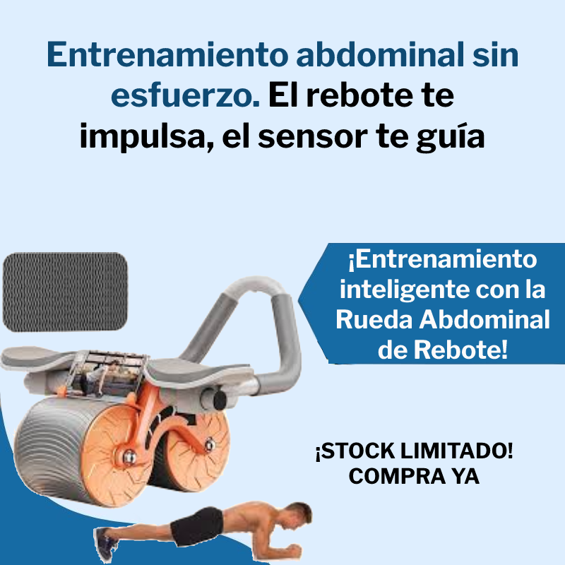 Rueda Abdominal de Rebote con Sensor
