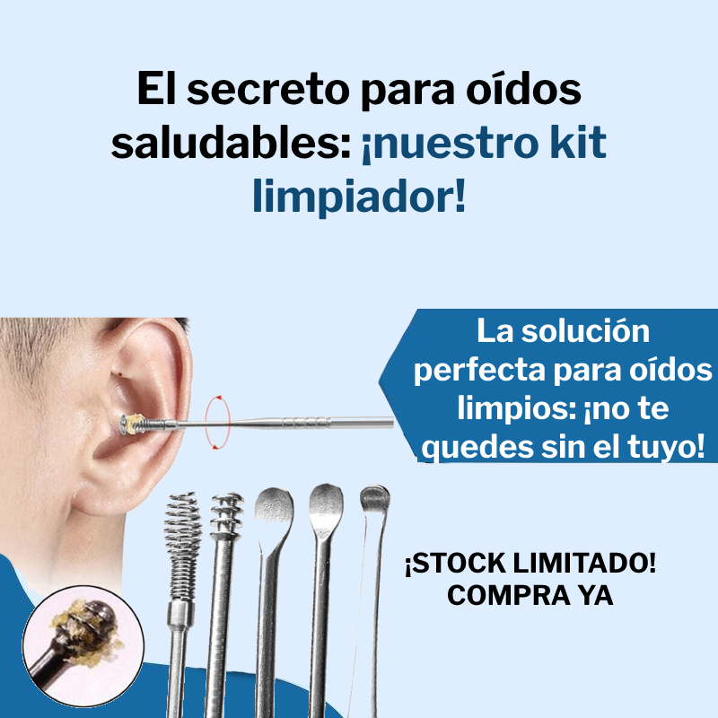 Kit Limpiador de Oídos